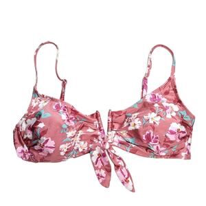 Xhilaration V-Wire Tie Front Bikini Top, Junior XL